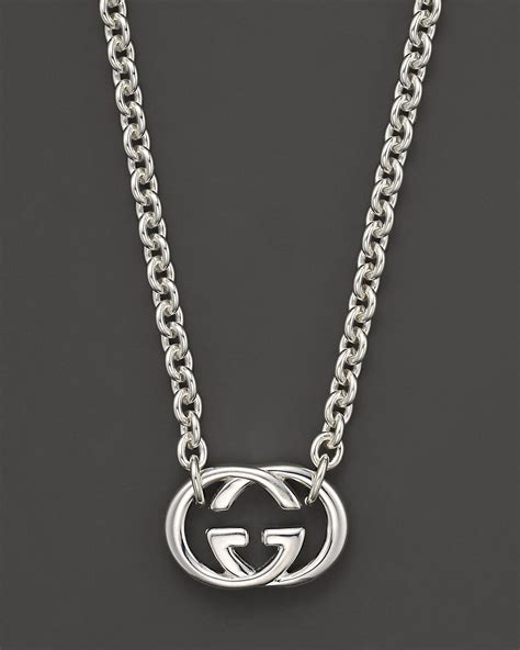 sterling silver gucci necklaces